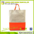 2013 splicing shopping bag promotion compact reusable shopping bag